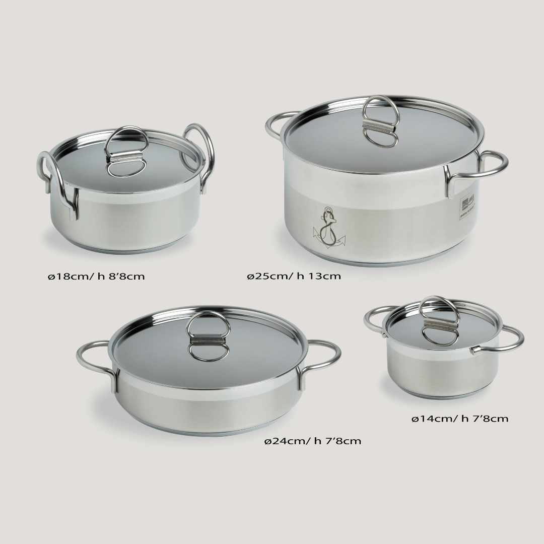 Nesting Cookware Set - 7 Pcs