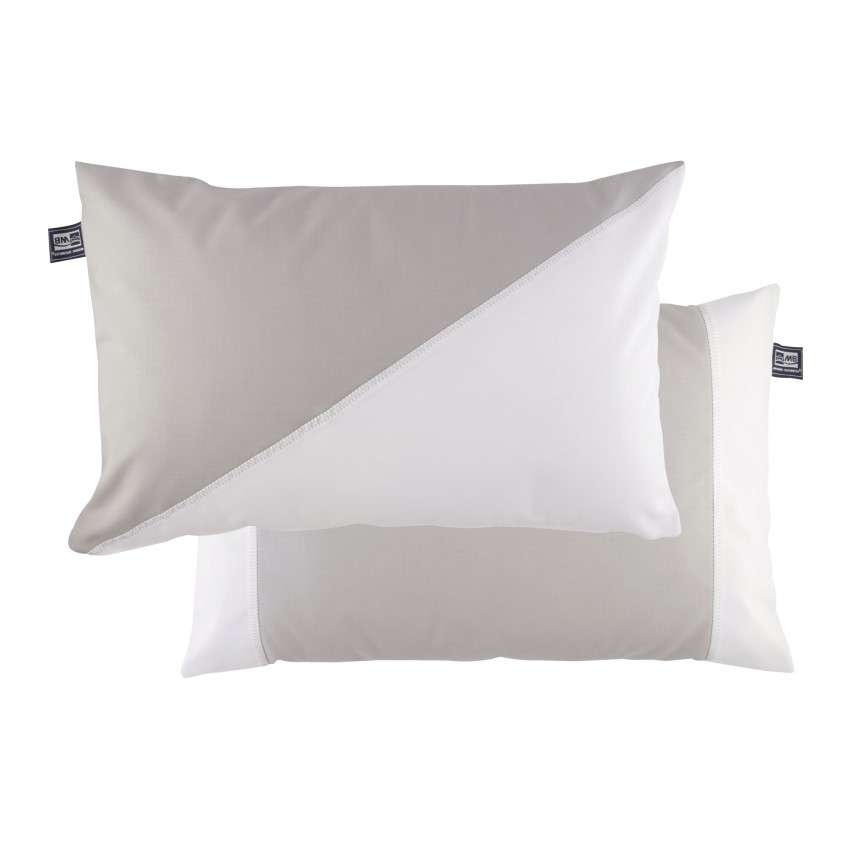 WATERPROOF - Pearl Grey Cushions Set of 2
