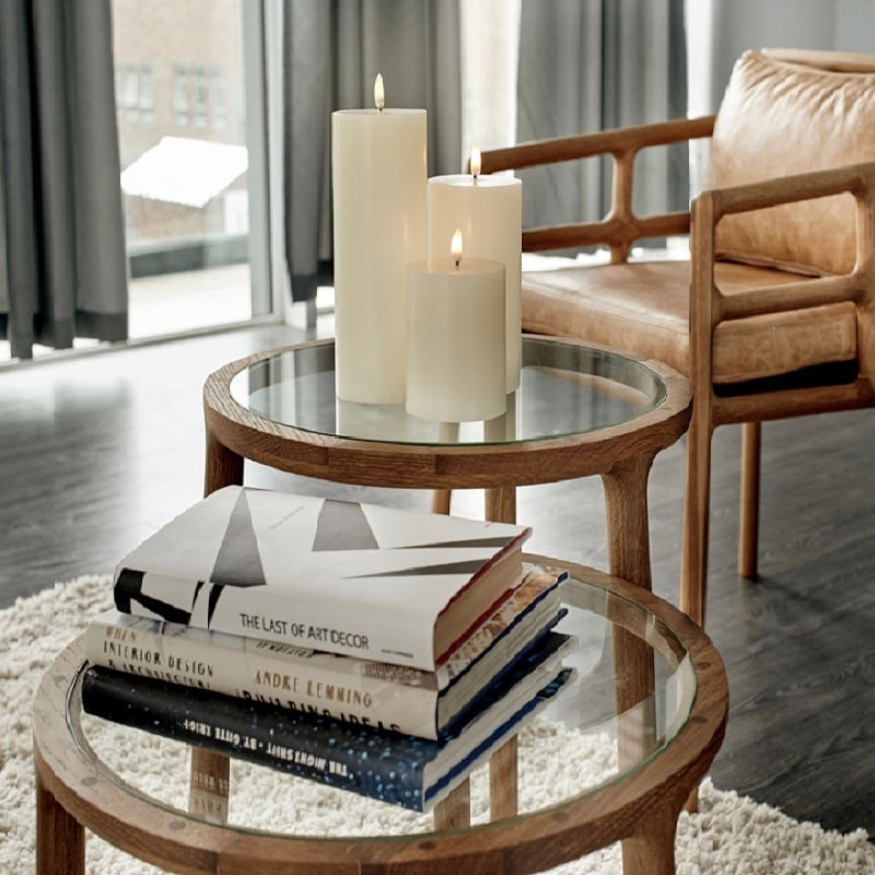 Uyuni Flameless Candle – Nordic White 8x10cm