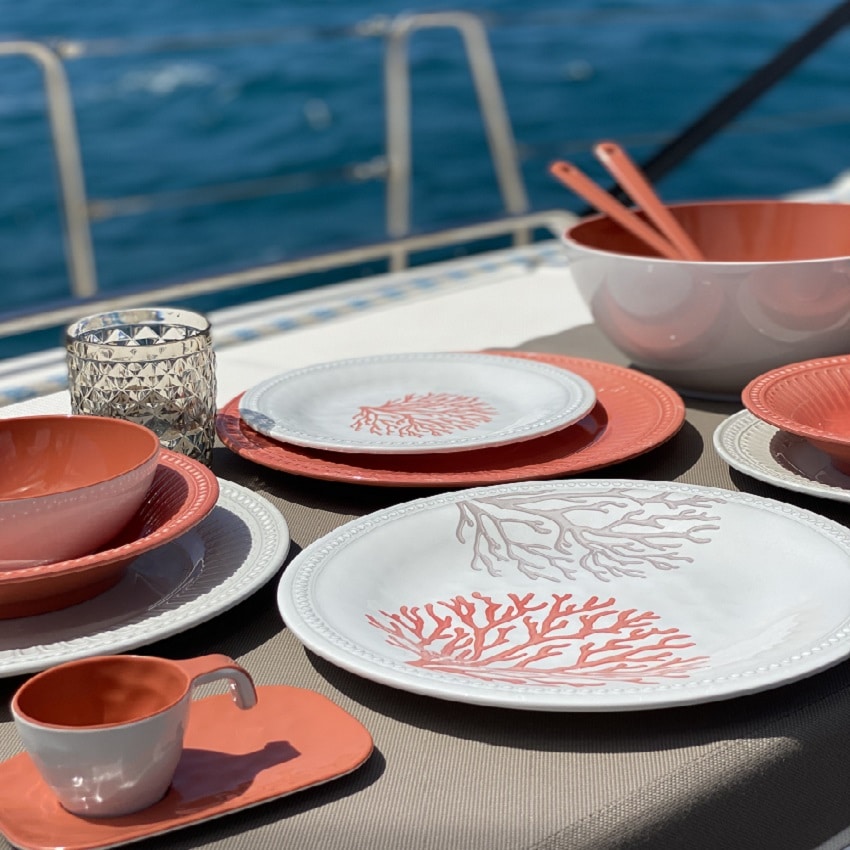 Harmony Coral Dinner Plate, Set of 6