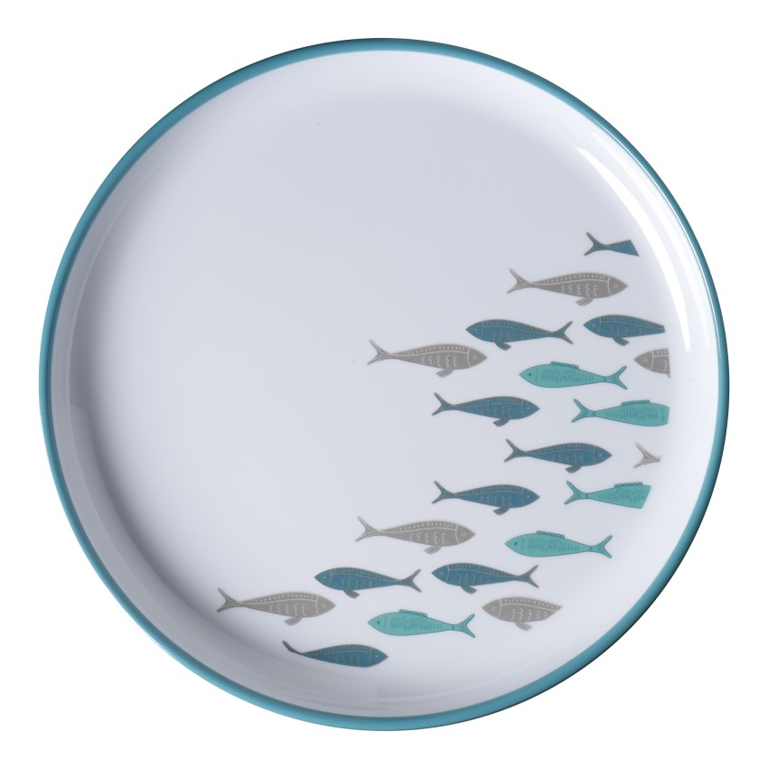 Dessert Plate Coastal Non Slip
