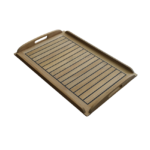Teak Tray with Caulk