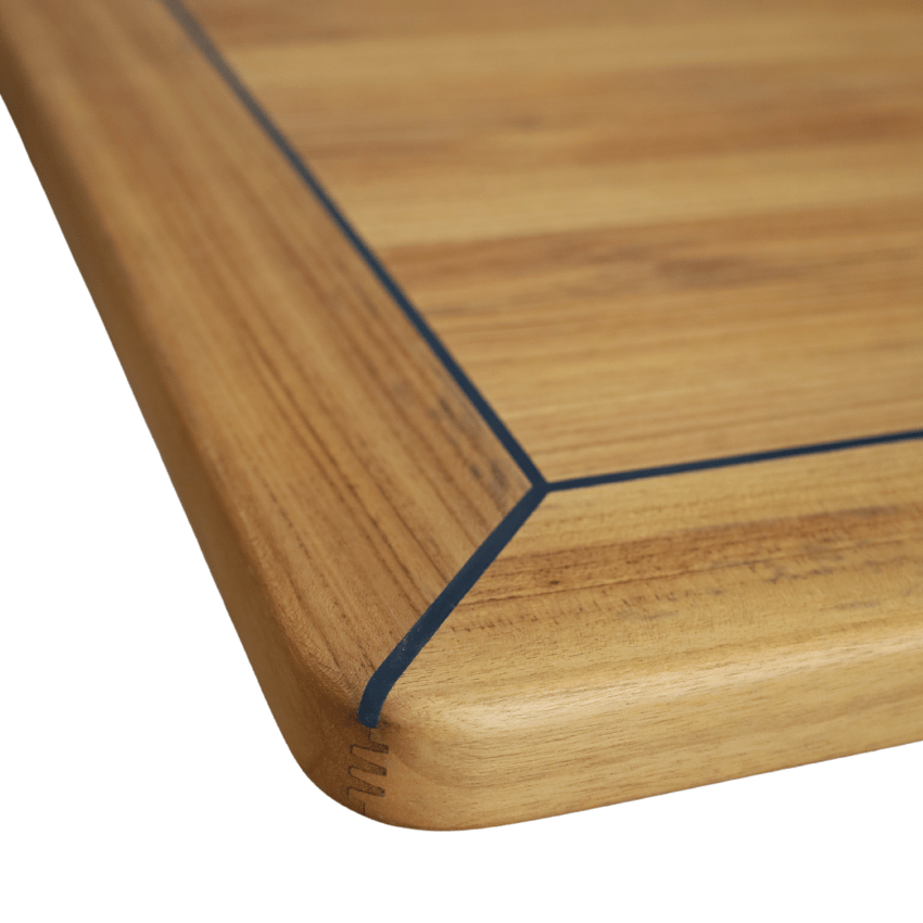 Rectangle Teak Table with straight sides