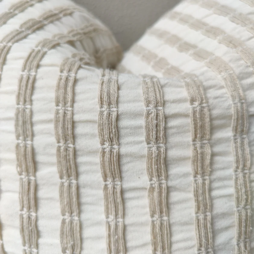 Linen Cotton Jacquard Cushion