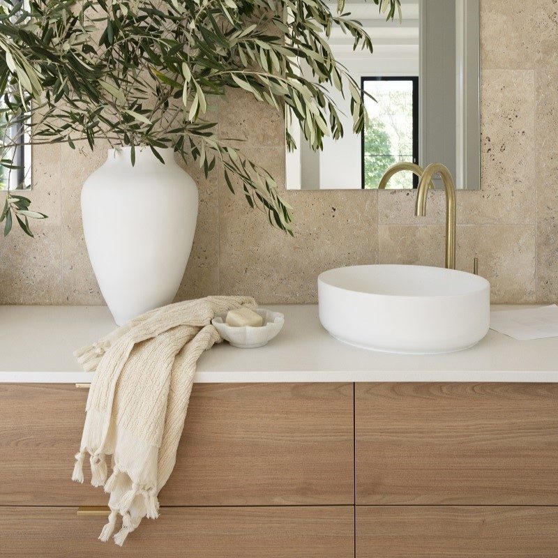Nazire Natural Ribbed Towel Set