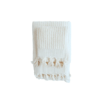 Nazire Natural Ribbed Towel Set