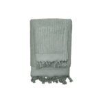 Nazire Sage Ribbed Towel Set