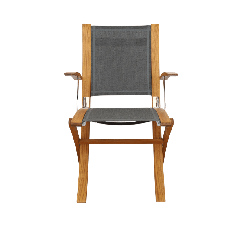 Marstrand Charcoal Deck Chair