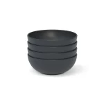 Round Cereal Bowl Black