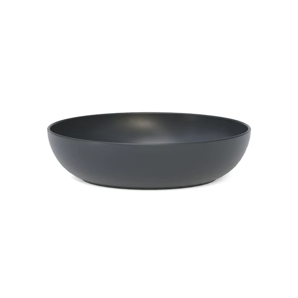 Round Salad Bowl Black