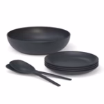 Round Salad Bowl Black_1